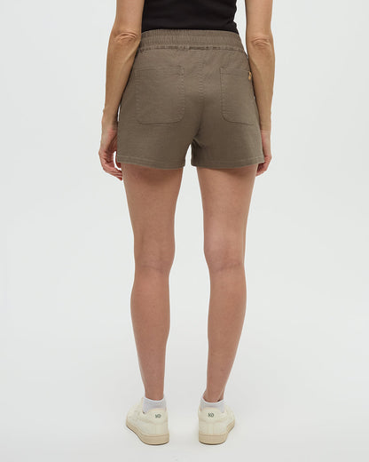 Hemp Stretch Instow Short — Timber by Tentree — view 4