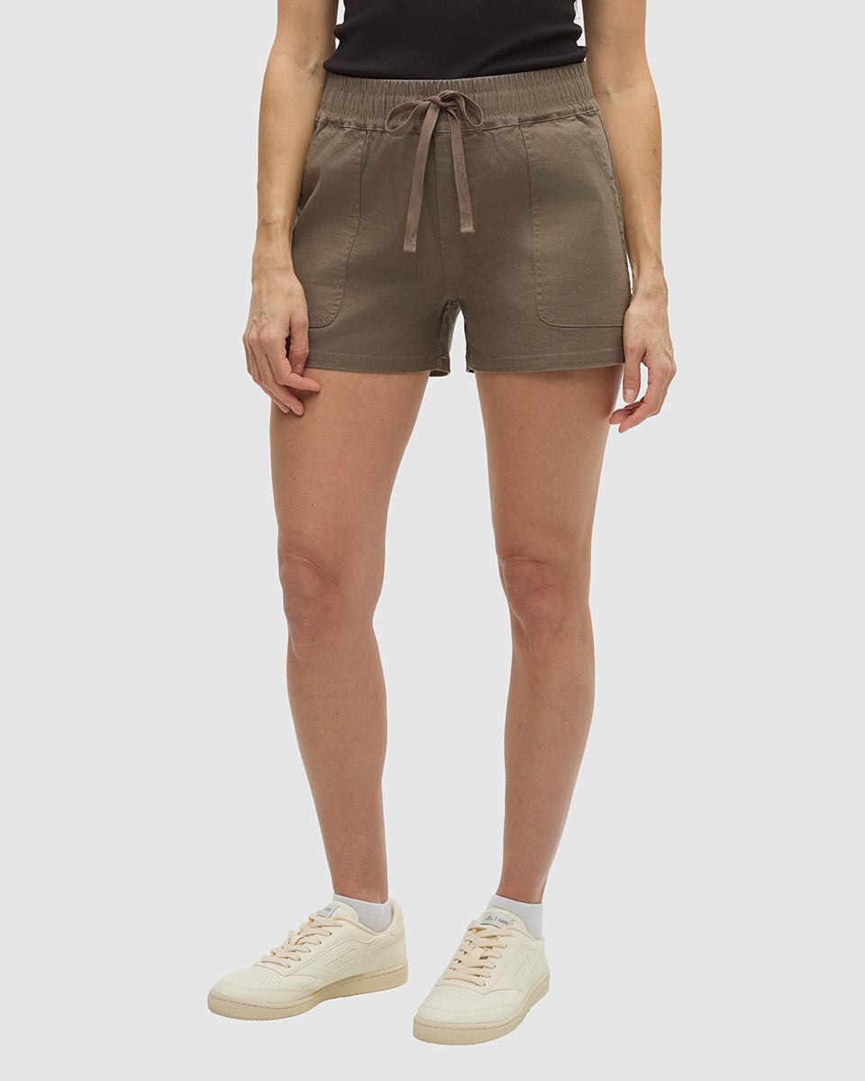 Hemp Stretch Instow Short — Timber by Tentree