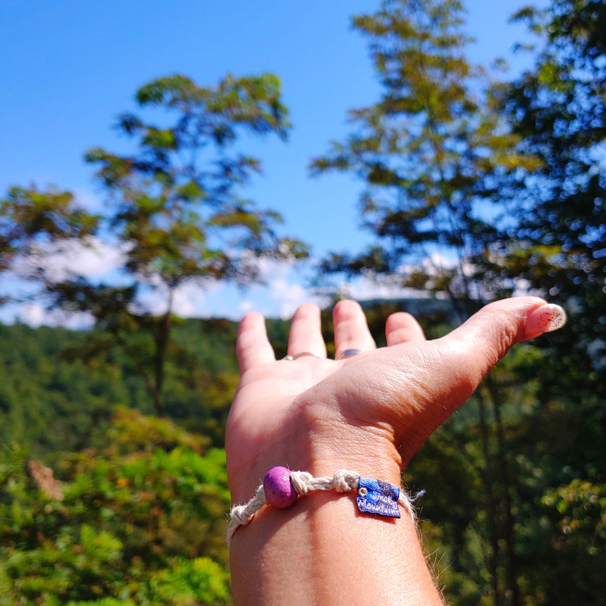 Smoky Mountains, Tennessee Sand Bead Bracelet by Earth Bands — view 2