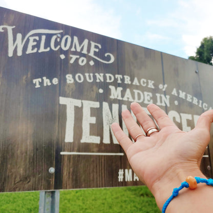 Tennessee State Sand Bead Bracelet by Earth Bands — view 2
