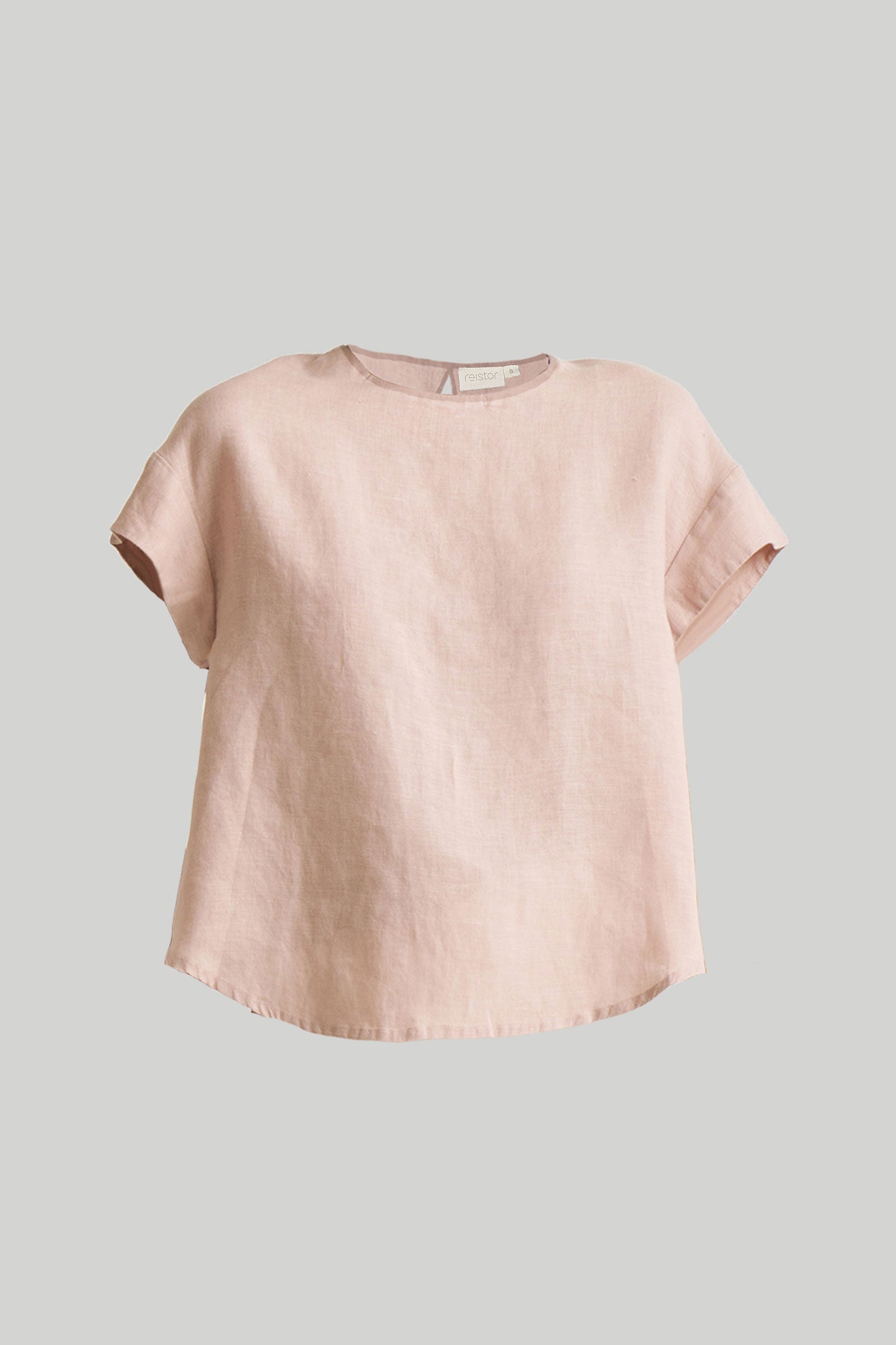 Cap Sleeved Everyday Top in Dusty Pink