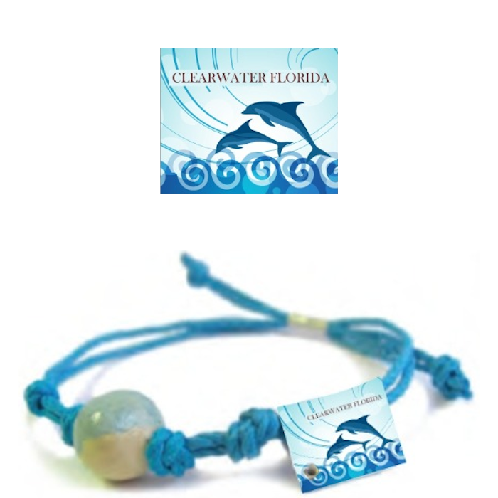 Clearwater Florida Sand Bead Bracelet by Earth Bands