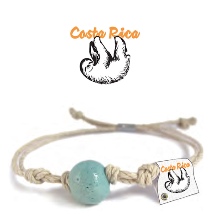Costa Rica Sloth Bracelet by Earth Bands