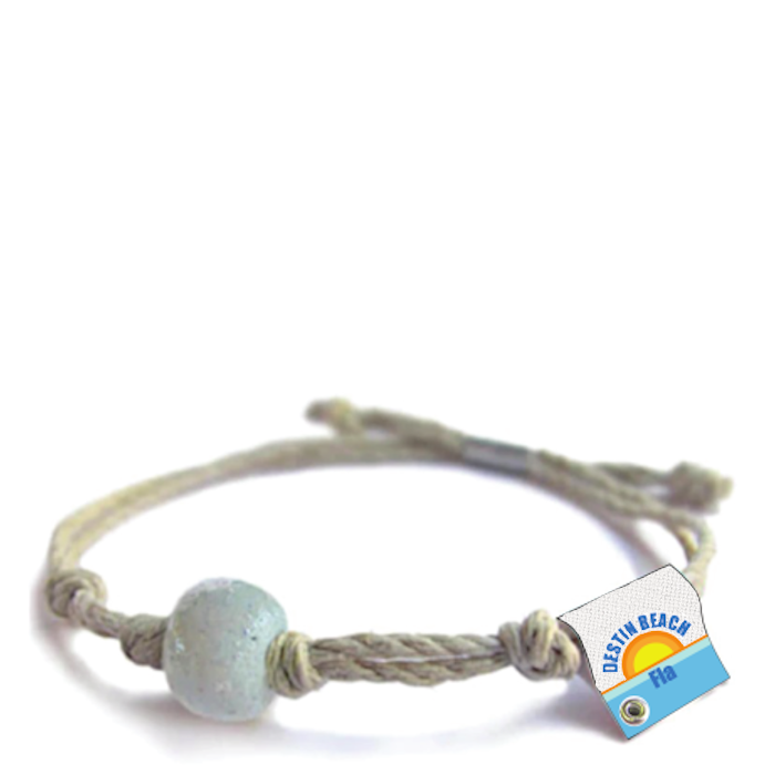 Destin Beach Florida Sand Bead Bracelet by Earth Bands — view 10