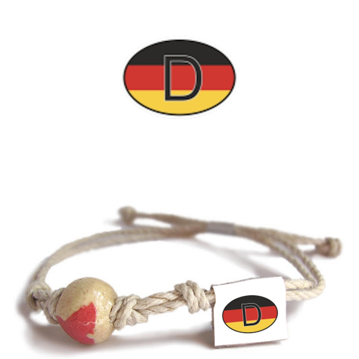 Germany Sand Bead Bracelet by Earth Bands