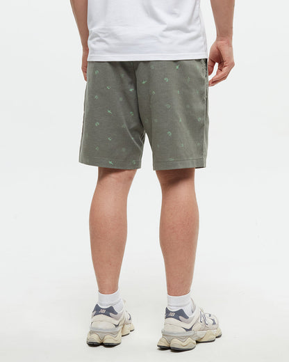 Hemp Latitude Short — Agave Green Hemlock by Tentree — view 3