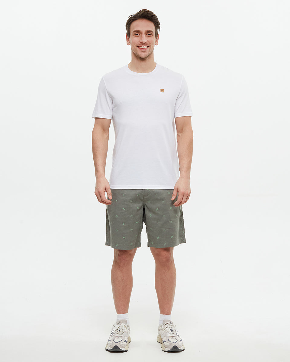 Hemp Latitude Short — Agave Green Hemlock by Tentree — view 2