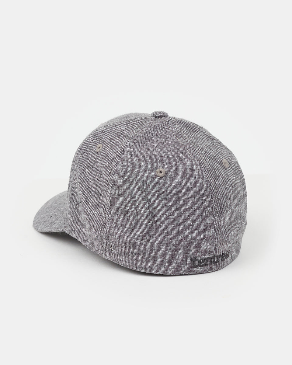 Logo Hemp Thicket Hat — Graphite Carbon Grey by Tentree — view 3