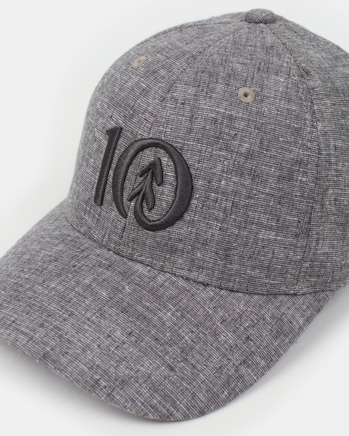Logo Hemp Thicket Hat — Graphite Carbon Grey by Tentree — view 2
