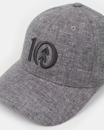 Logo Hemp Thicket Hat — Graphite Carbon Grey by Tentree — view 2
