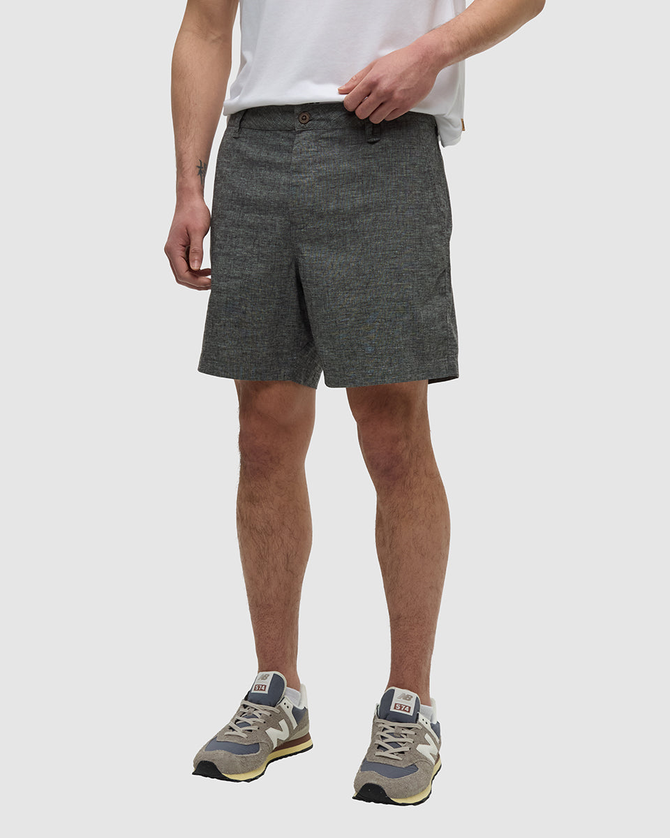 Hemp Latitude 7" Short — Graphite Heather by Tentree