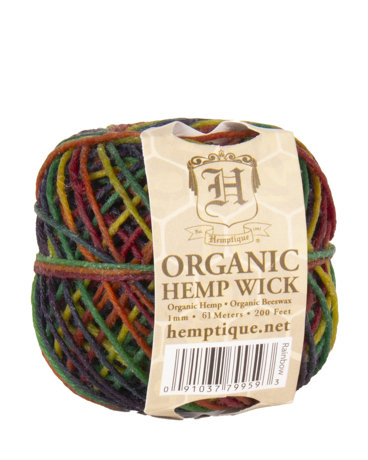 Organic Beeswax Hemp Wick