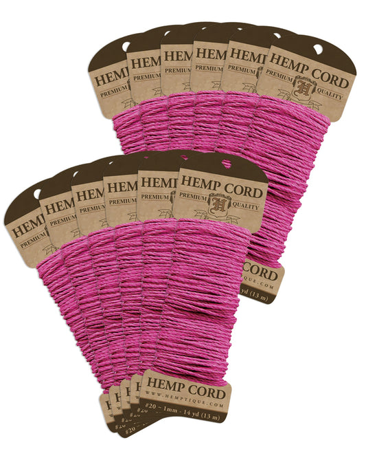 #20 Hemp Cord Long Mini Card - Value Packs