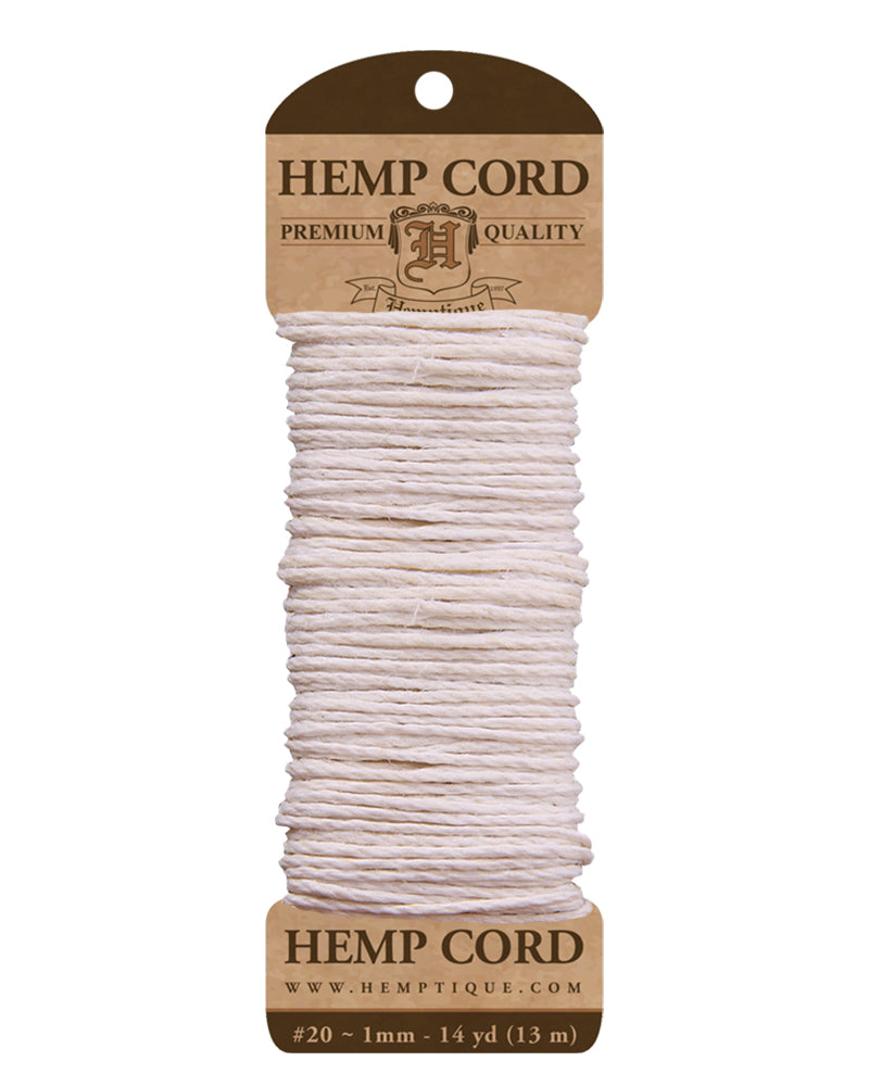 #20 (1mm) Hemp Long Mini Cards