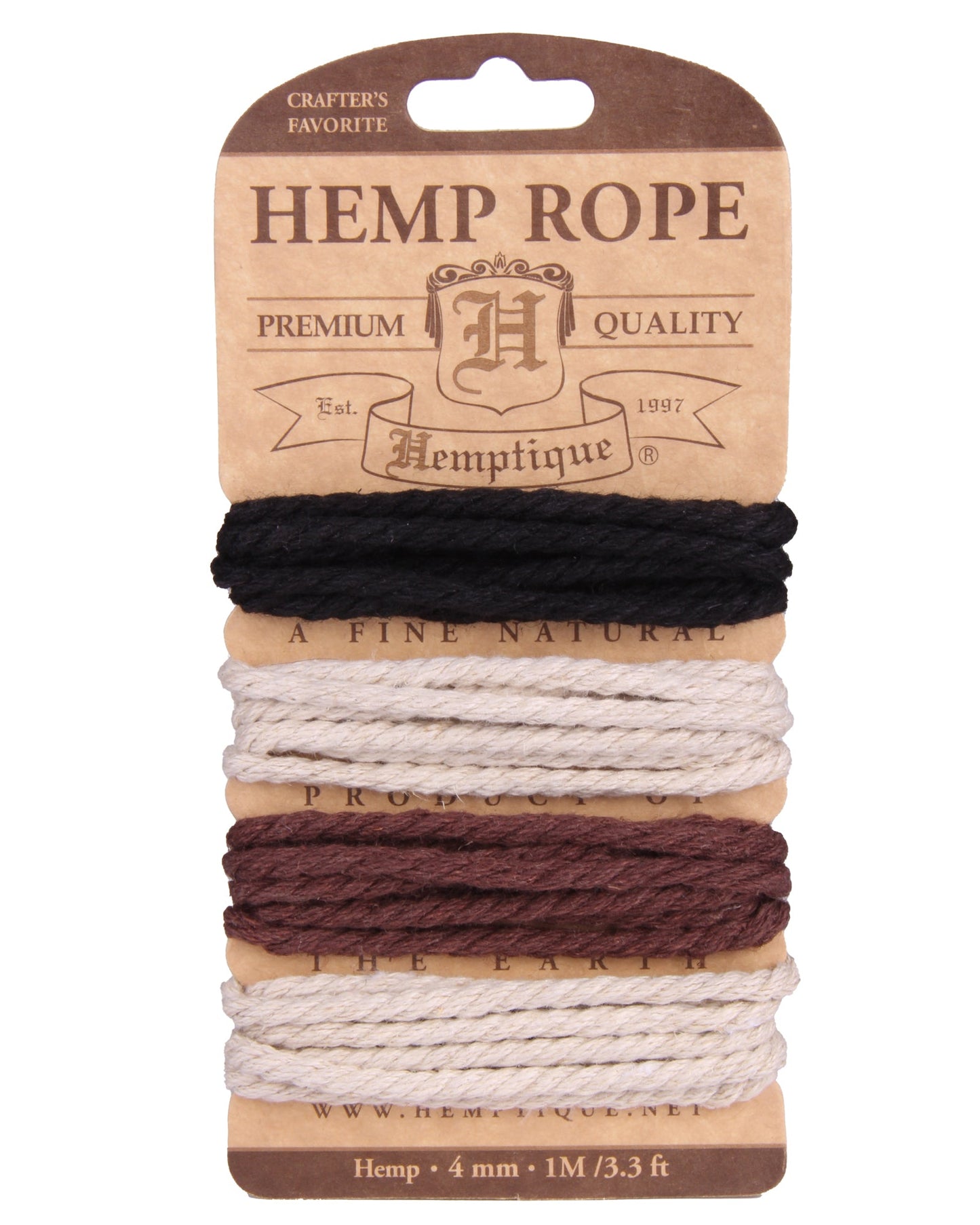 Multi-Weight Twisted Hemp Rope Cards