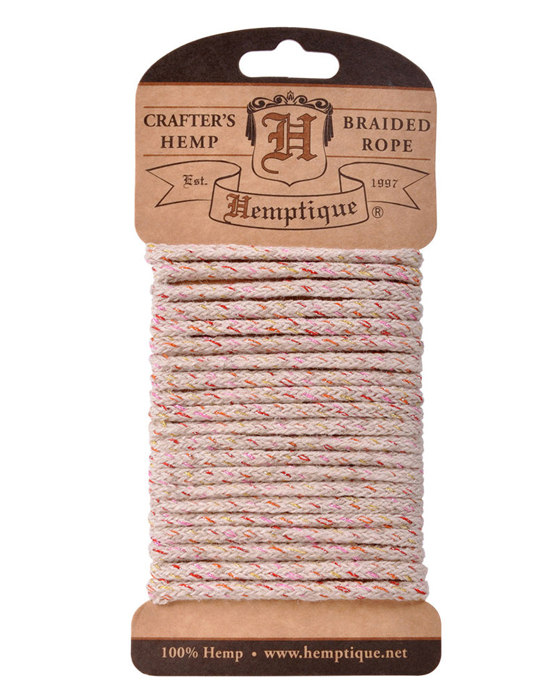 Hemp Rope Cards 4mm Braided