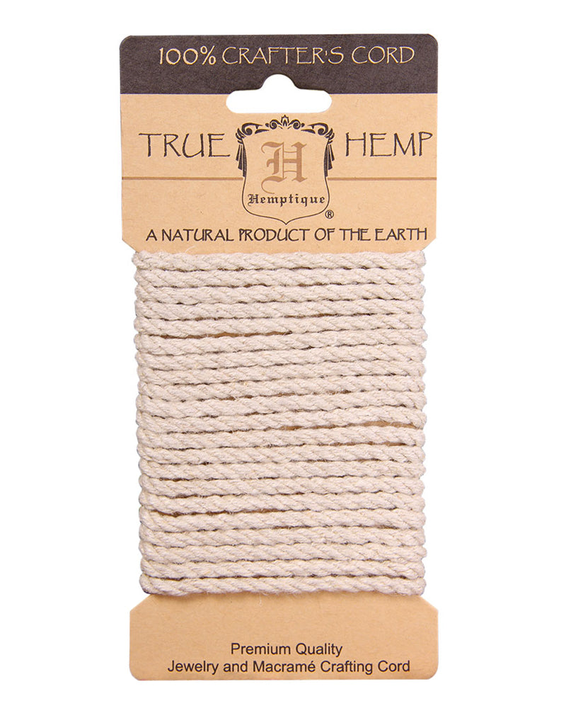 Hemp Rope Cards 4mm Twisted