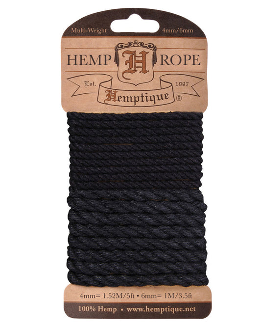 Multi-Weight Twisted Hemp Rope Cards