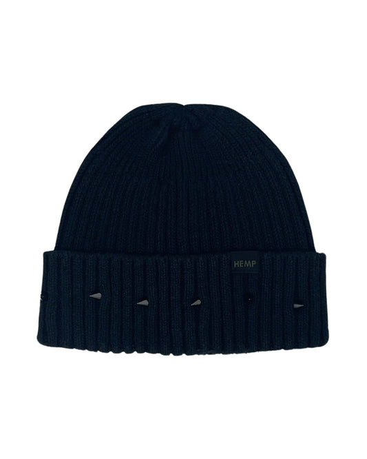 HEMP SPIKE SKULLY BEANIE