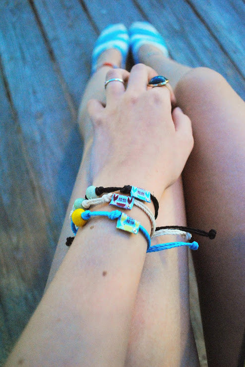 Dewey Beach, Delaware Sand Bead Bracelet by Earth Bands — view 2