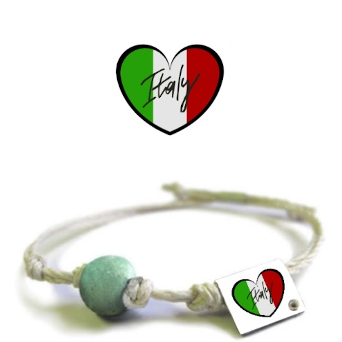 Italy Sand Bead Bracelet by Earth Bands