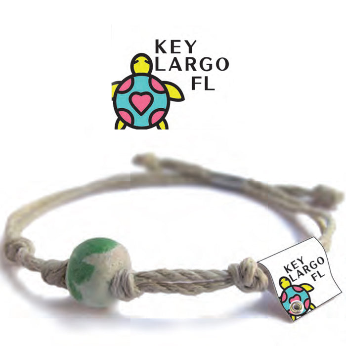 Key Largo, Florida Sand Bead Bracelet by Earth Bands