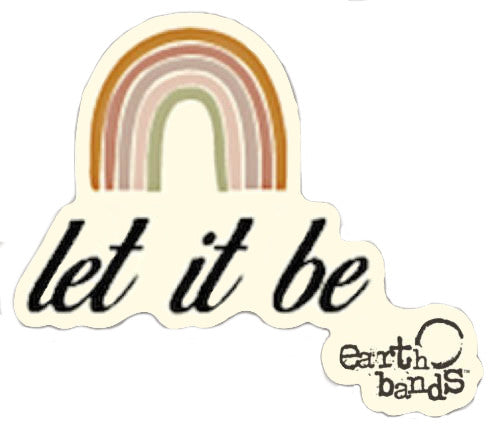 Let It Be Sticker by Earth Bands