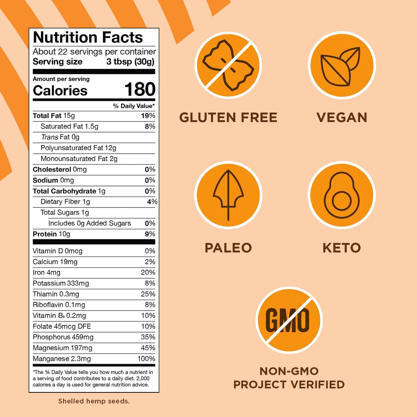 Manitoba Harvest Raw Hemp Hearts, 24 oz