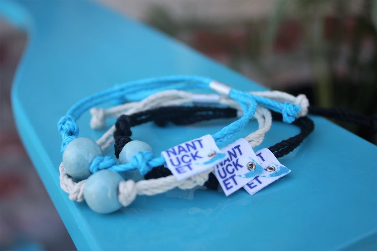 Nantucket, Massachusetts Sand Bead Bracelet by Earth Bands — view 2