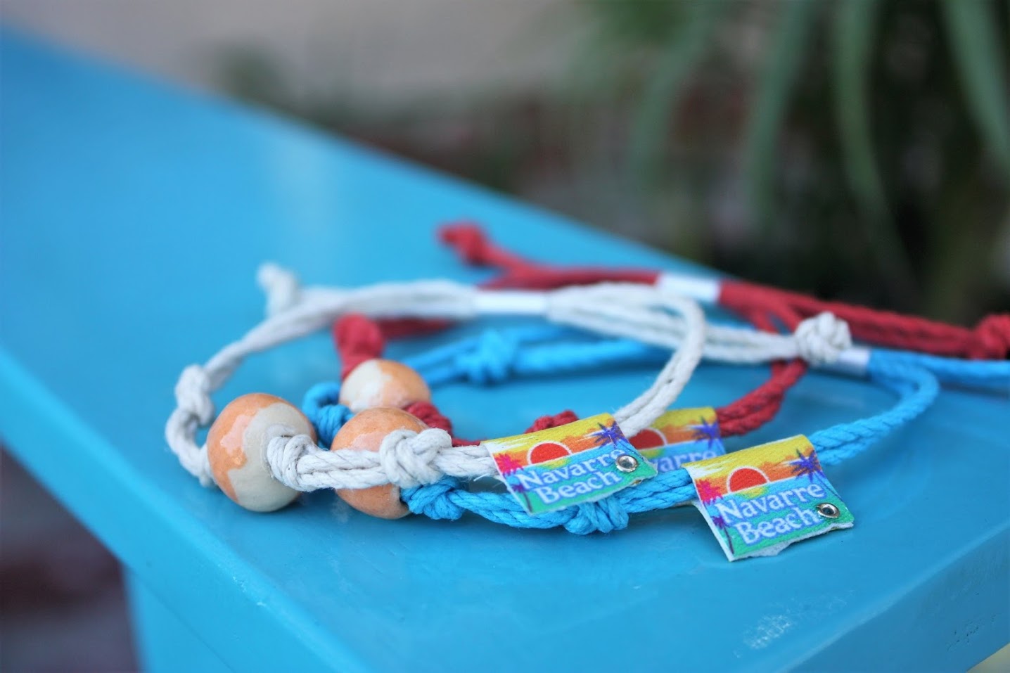 Navarre Beach, Florida Sand Bead Bracelet by Earth Bands — view 2