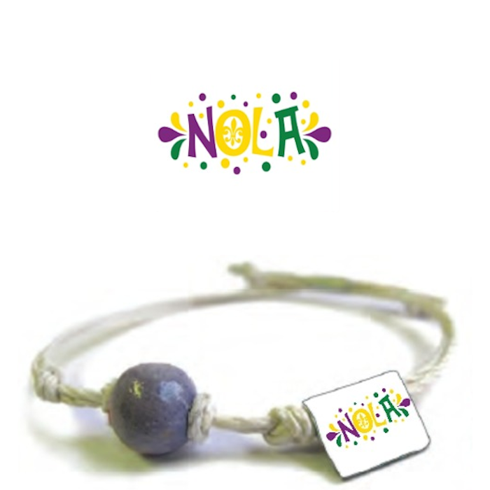 New Orleans Louisiana Sand Bead Bracelet by Earth Bands