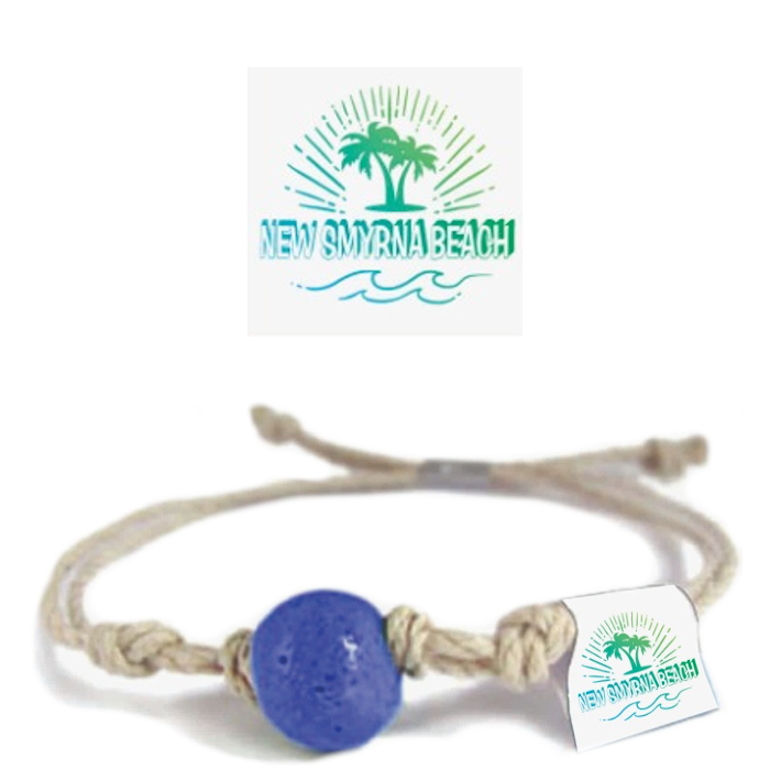 New Smyrna Beach Florida Sand Bead Bracelet by Earth Bands