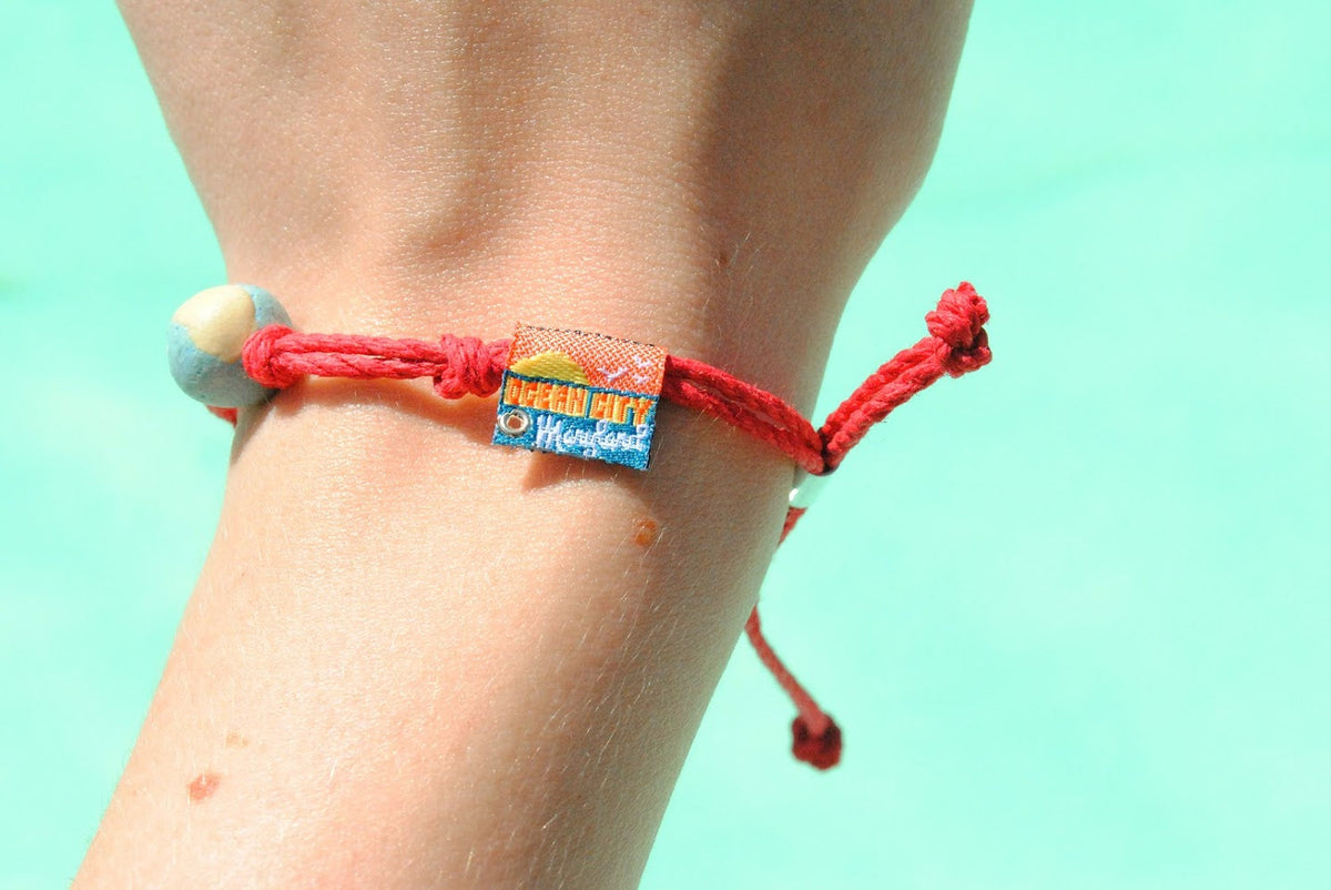 Ocean City, Maryland Sand Bead Bracelet by Earth Bands — view 2