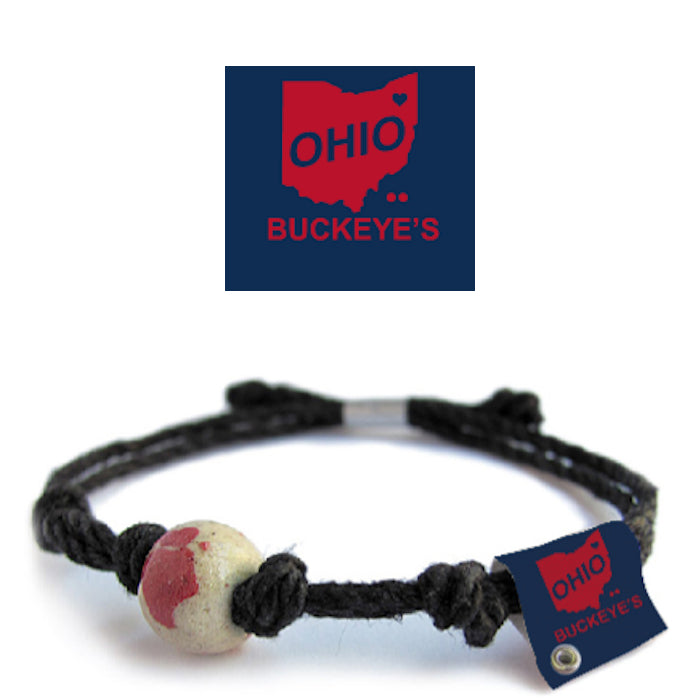 Ohio Buckeyes Bracelet by Earth Bands
