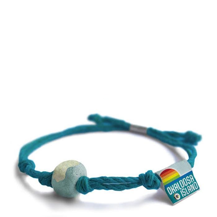 Okaloosa Island, Florida Sand Bead Bracelet by Earth Bands — view 6