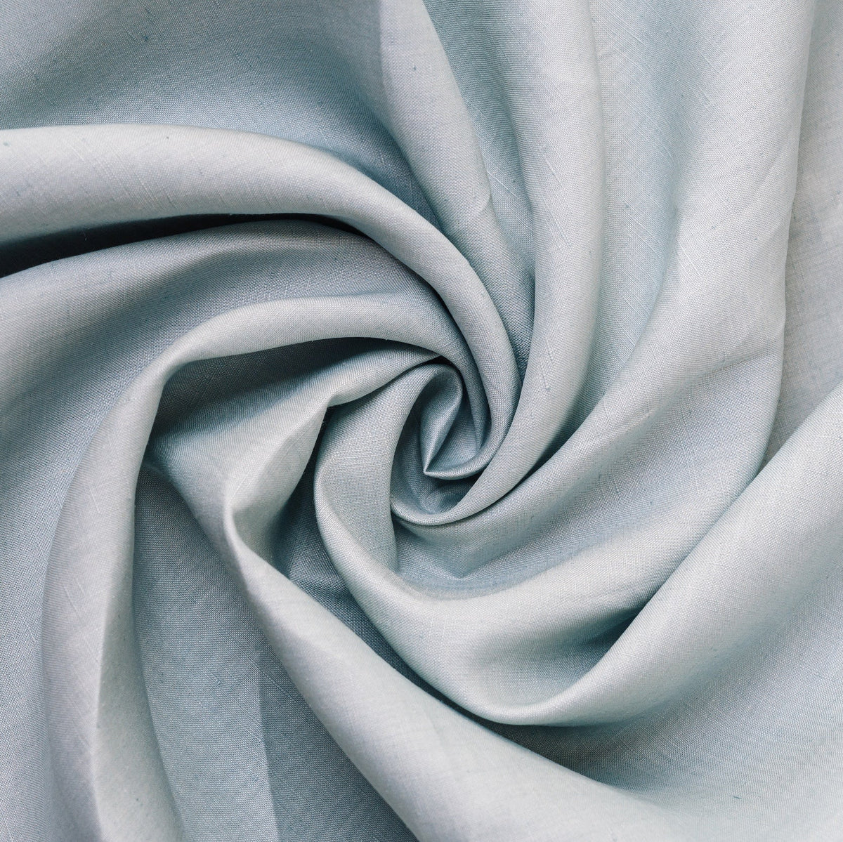Pale Blue Hemp/Raw Silk Fabric by the Yard — Hemp Silk Threads