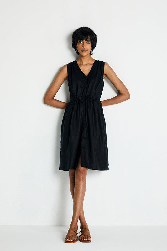 Pina Colada Season Dress in Black