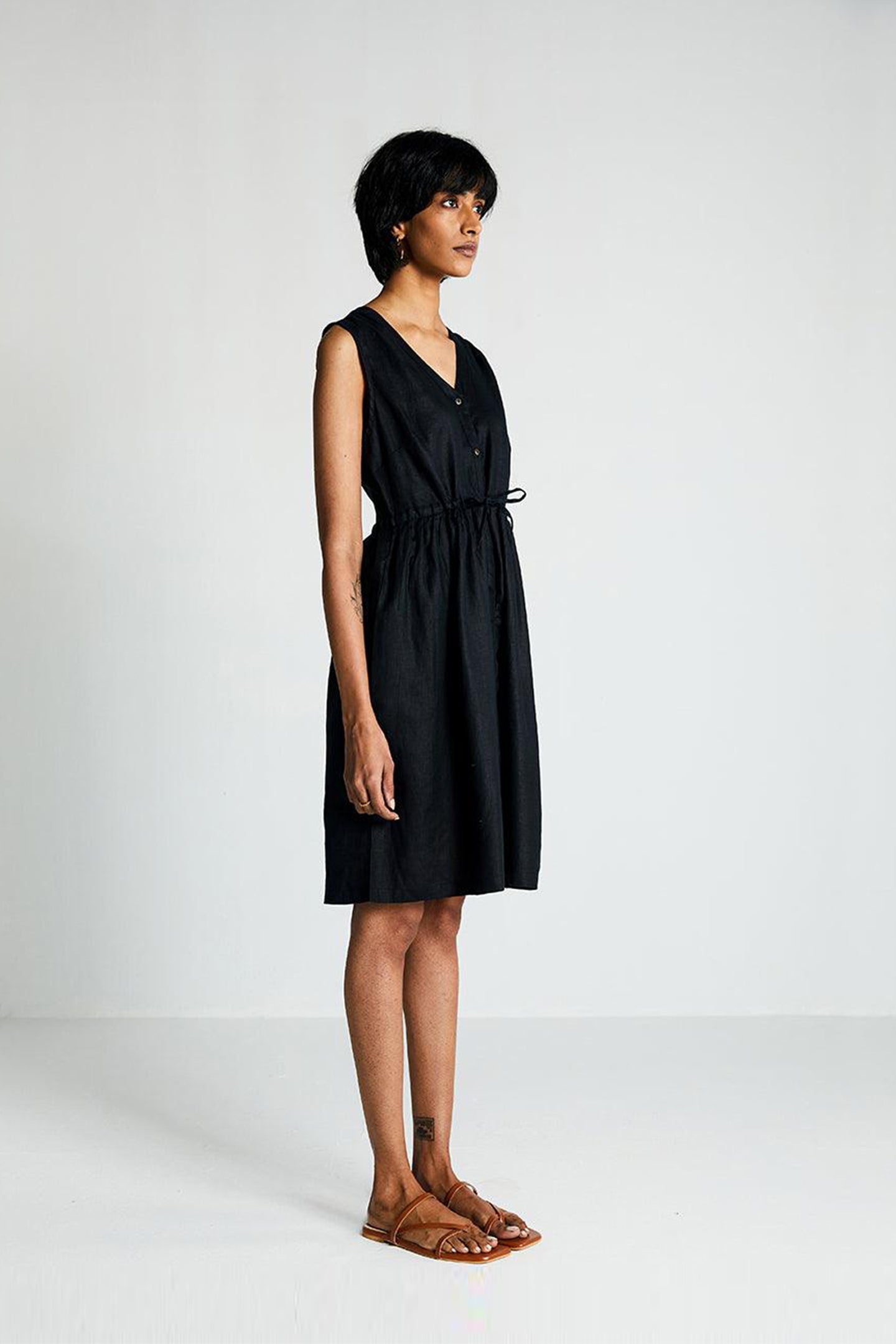 Pina Colada Season Dress in Black