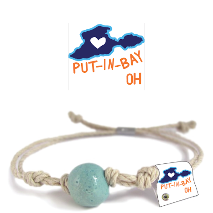 Put In Bay Ohio Sand Bead Bracelet by Earth Bands
