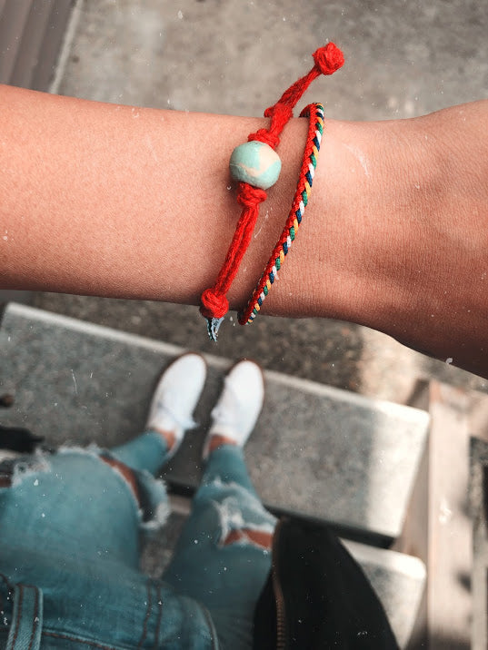 Chimney Rock, Nebraska Sand Bead Bracelet by Earth Bands — view 3