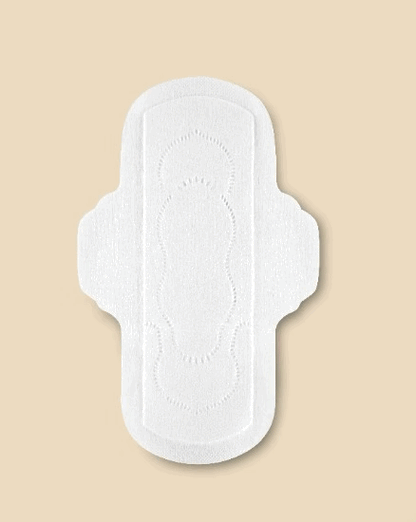 Organic Cotton and Hemp Fiber Menstrual Pads with Wings Regular Absorbency