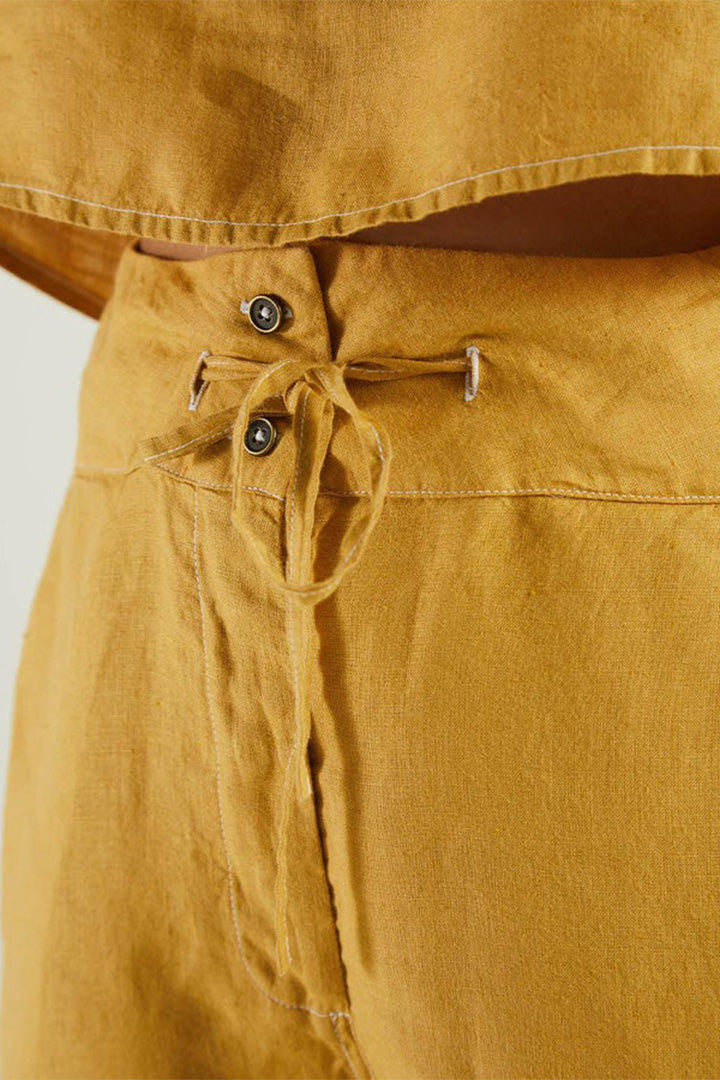 Sunkissed Saltwater Shorts in Mustard