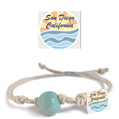 San Diego Sand Bead Bracelet by Earth Bands