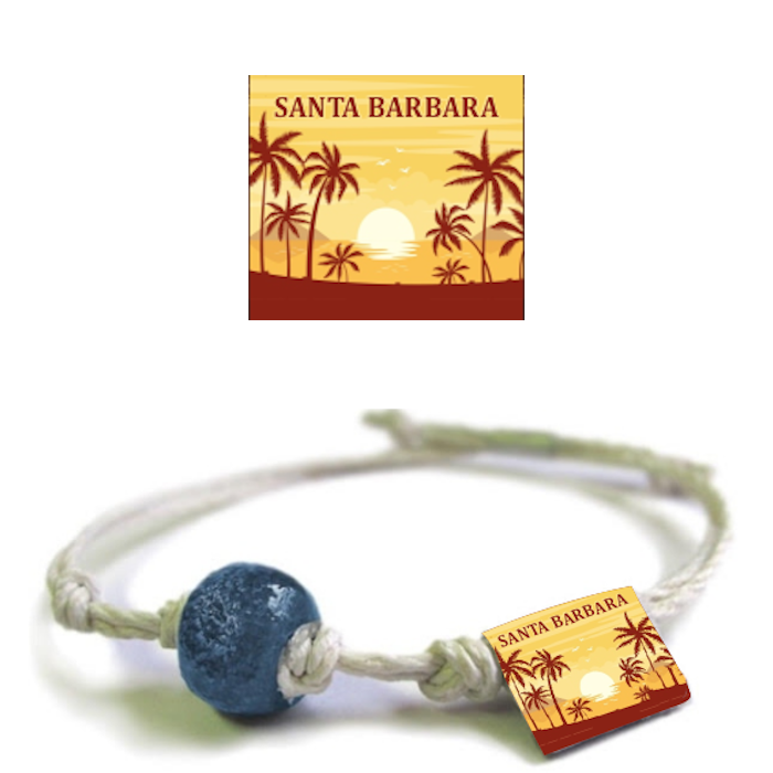 Santa Barbara, California Sand Bead Bracelet by Earth Bands