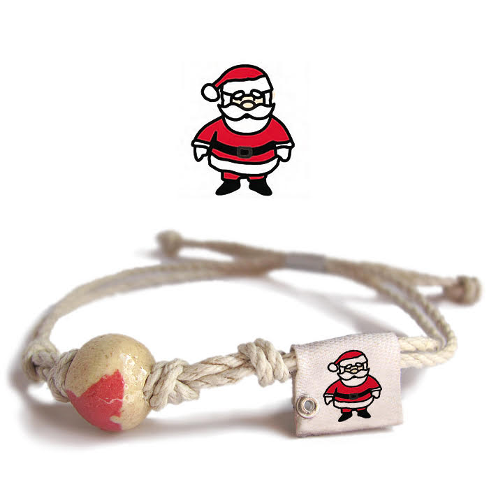 Christmas Santa Claus Bracelet by Earth Bands