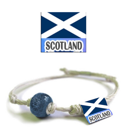 Scotland Sand Bead Bracelet by Earth Bands