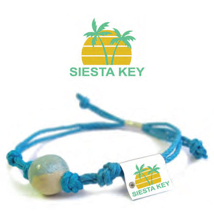 Siesta Key, Florida Sand Bead Bracelet by Earth Bands