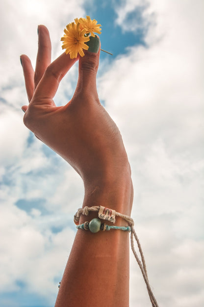 Homer Spit, Alaska Sand Bead Bracelet by Earth Bands — view 2