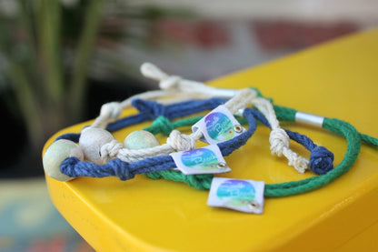 South Beach, Florida Sand Bead Bracelet by Earth Bands — view 3