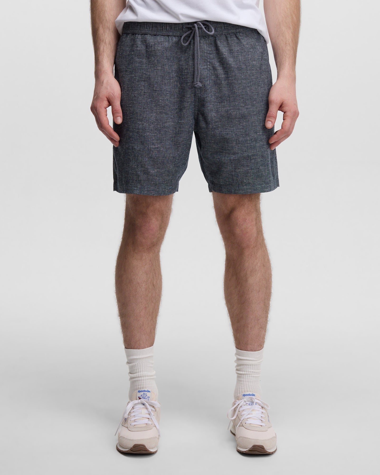Hemp Joshua Short — Midnight Blue Heather by Tentree